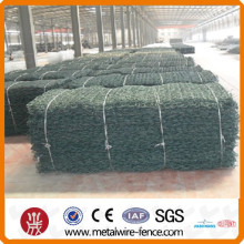 Dunkelgrüne PVC-beschichtete Gabion-Box